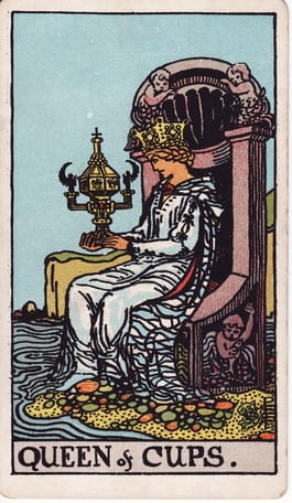 Queen of Cups, upright